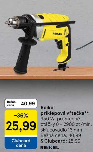 Reikel príklepová vŕtačka