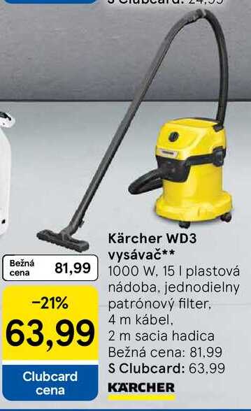 Kärcher WD3 vysávač
