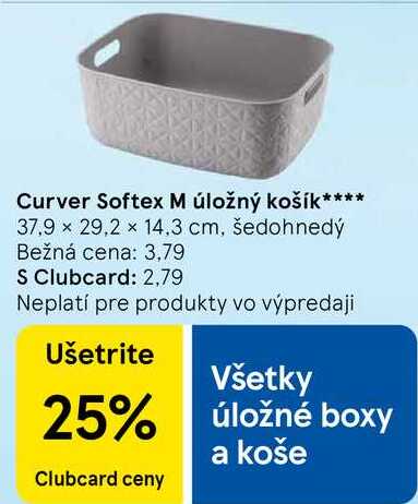 Curver Softex M úložný košík