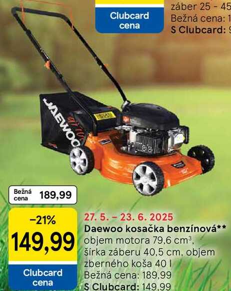 Daewoo kosačka benzínová