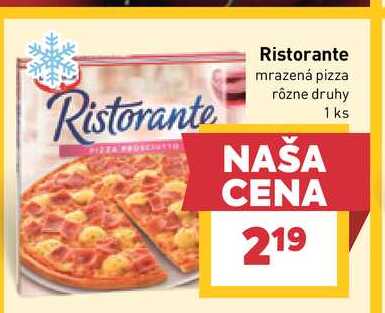 Ristorante mrazená pizza rôzne druhy 1 ks 