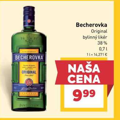 Becherovka Original 70 cl