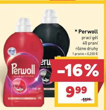 Perwoll prací gél 40 praní 
