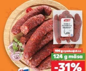 Mecom Klobása Cabaj čáporská