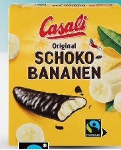 Casali tyčinky banány v čoko.