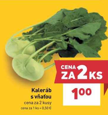 Kaleráb s vňaťou