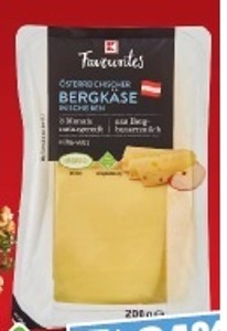 K-Favourites Bergkäse plátky