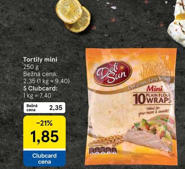 Tortily mini 250 g 
