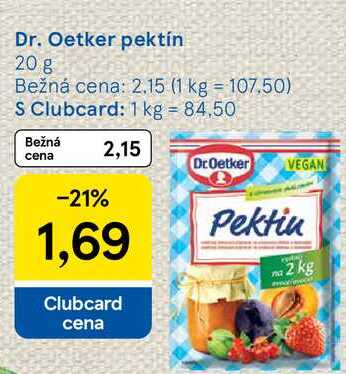 Dr. Oetker pektin 20 g 