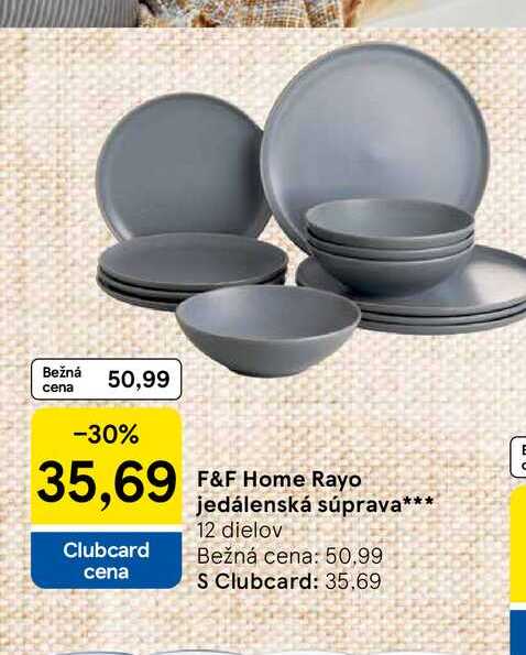 F&F Home Rayo jedálenská súprava 12 dielov 