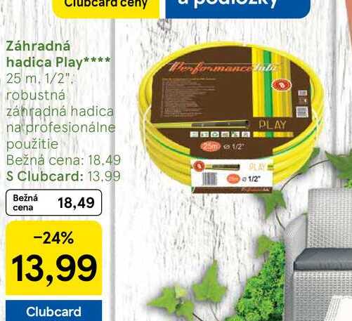 Záhradná hadica Play 25 m. 1/2"