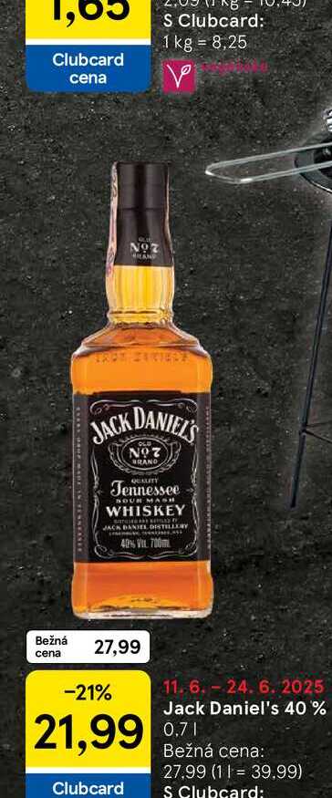 Jack Daniel's 40 % 0.7l