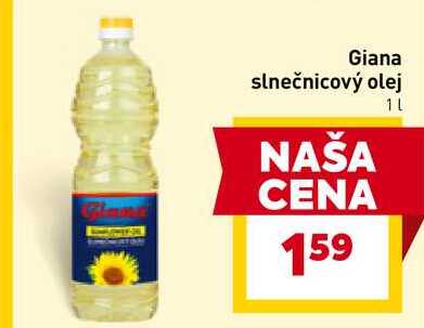 Glans slnečnicový olej 1L 