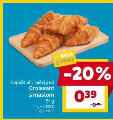 Croissant s maslom 54 g 
