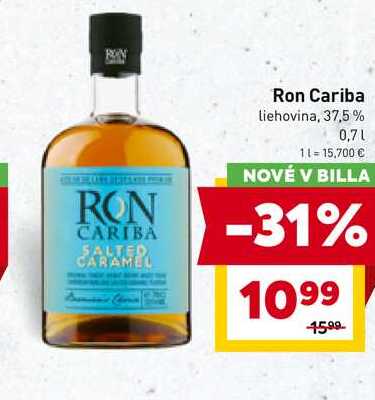 Ron Cariba liehovina, 37,5% 0,7l