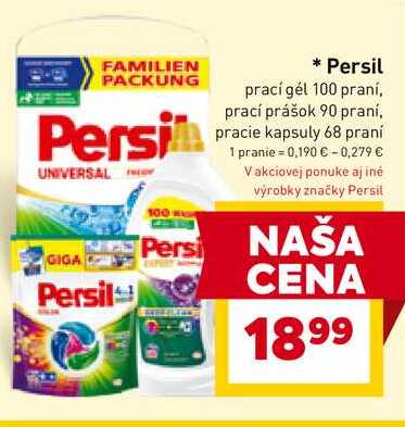 Persil prací gél 100 praní