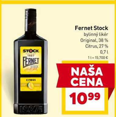 Fernet Stock 0,7L