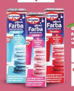 Dr. Oetker Farba gelová