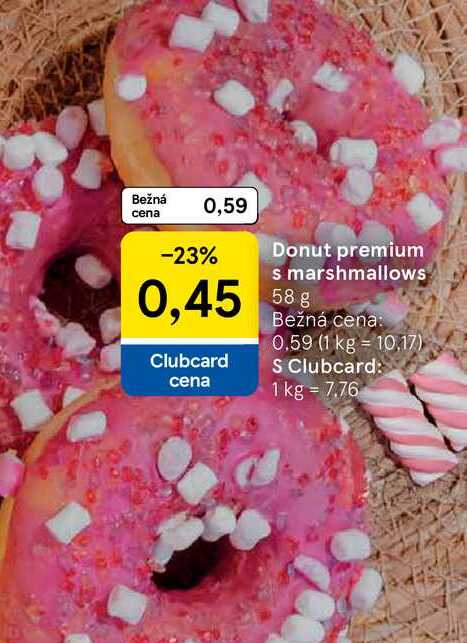 Donut premium s marshmallows 