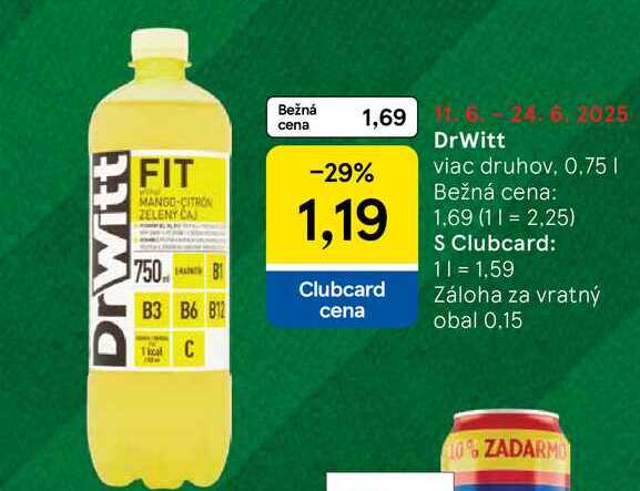 DrWitt viac druhov, 0.75l