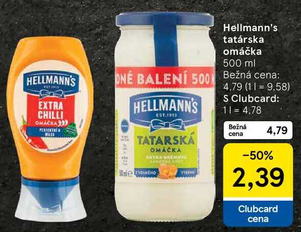Hellmann's tatárska omáčka 500 ml 