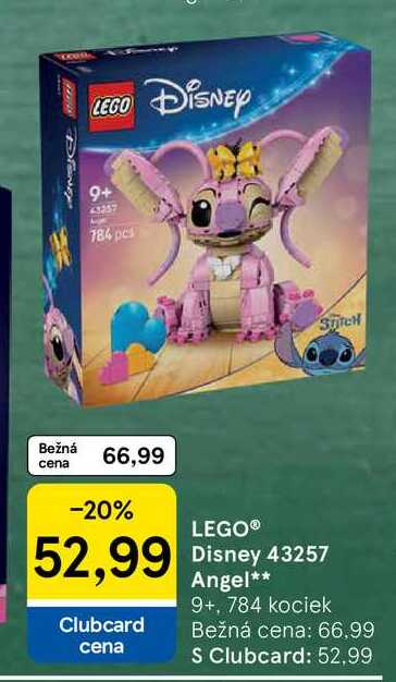 LEGO® Disney 43257 Angel 9+, 784 kociek 