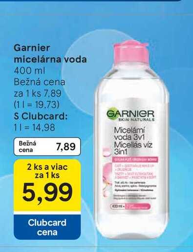 Garnier micelárna voda 400 ml 
