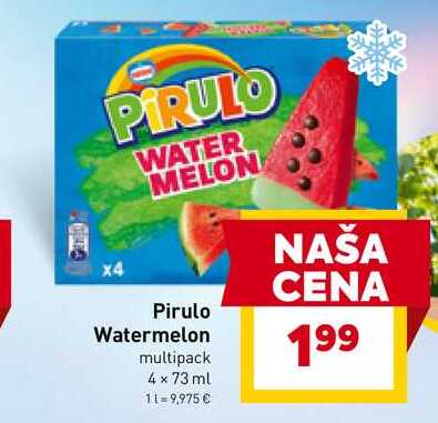 Pirulo Watermelon multipack 4 x 73 ml 