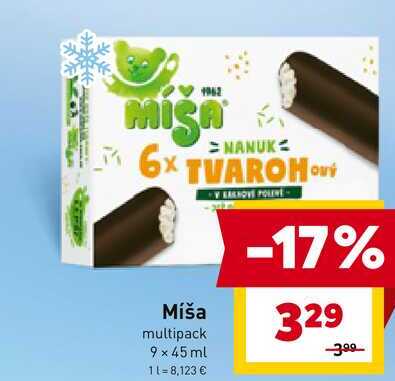 Míša multipack 9 × 45 ml 
