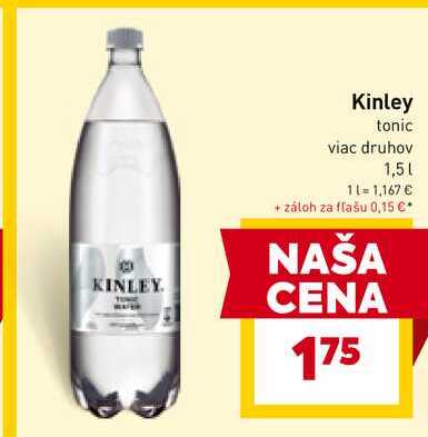 Kinley Tonic 1,5 l