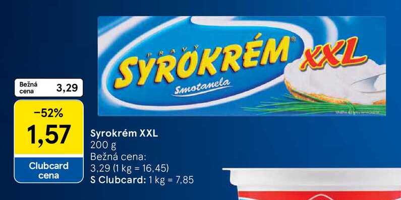 Syrokrém XXL 200 g 