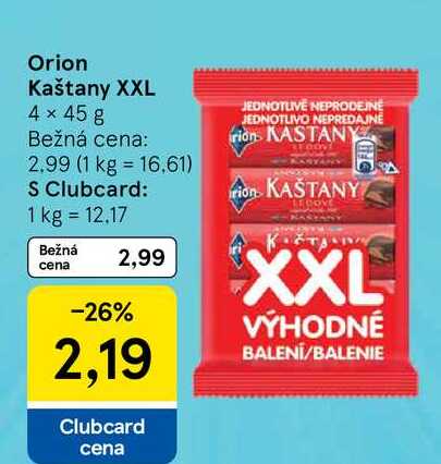 Orion Kaštany XXL 4 x 45 g