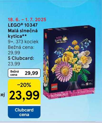Malá slnečná kytica 9+ 373 kociek