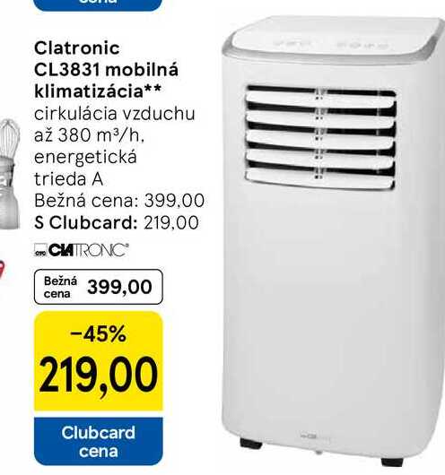 Clatronic CL3831 mobilná klimatizácia