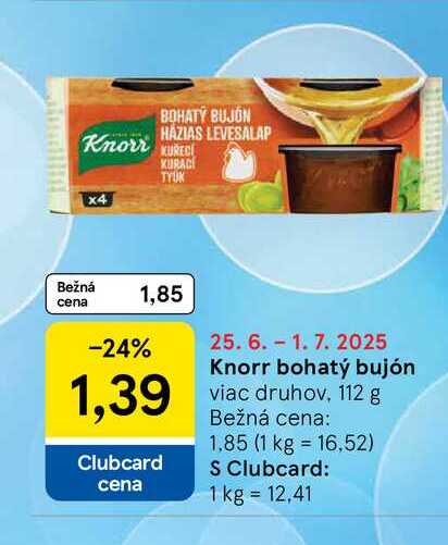 Knorr Bohatý Bujón 4x28 g