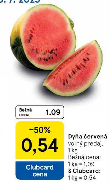 Dyňa červená, 1 kg