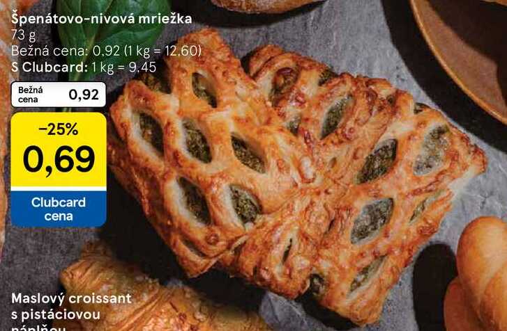 Špenátovo-nivová mriežka, 73 g 