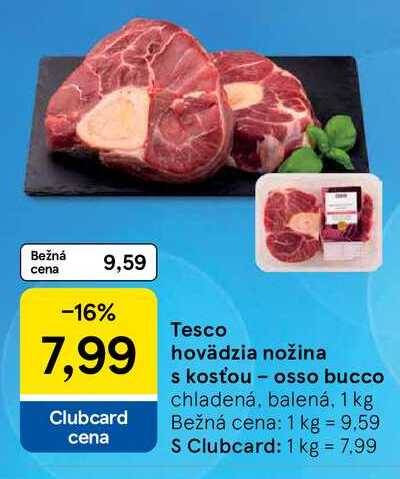 Tesco hovädzia nožina s kosťou - osso bucco, 1 kg