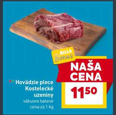 Hovädzie plece 1 kg 