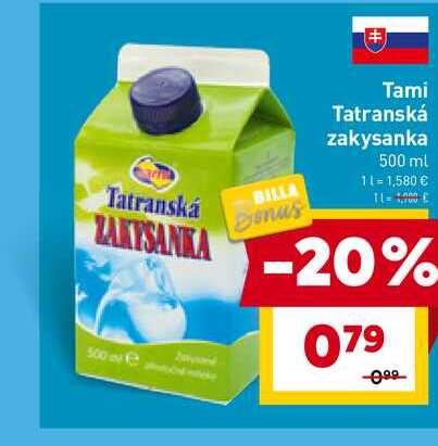 Tami Tatranská zakysanka 500 ml