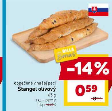 Štangel olivový 65 g