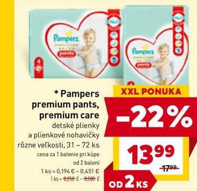 Pampers premium pants