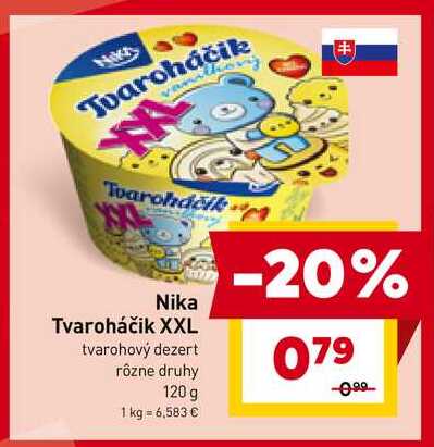 Nika Tvaroháčik 120 g