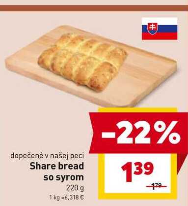 Share bread so syrom 220 g 