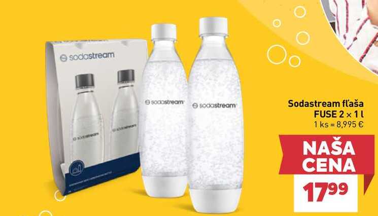 Sodastream fľaša FUSE 2 x 1l