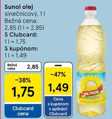 Sunol olej, 1 l