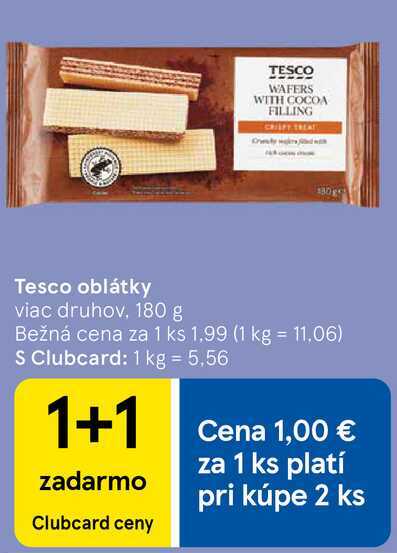 Tesco oblátky, 180 g 