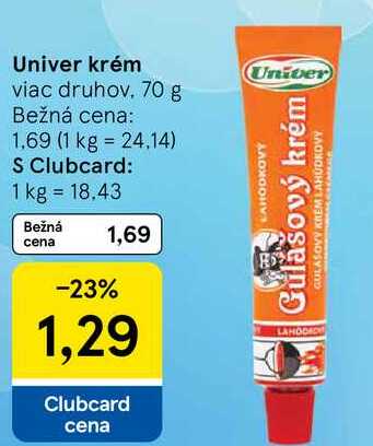 Univer krém, 70 g