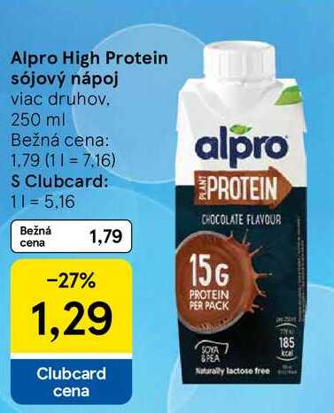 Alpro High Protein sójový nápoj, 250 ml 