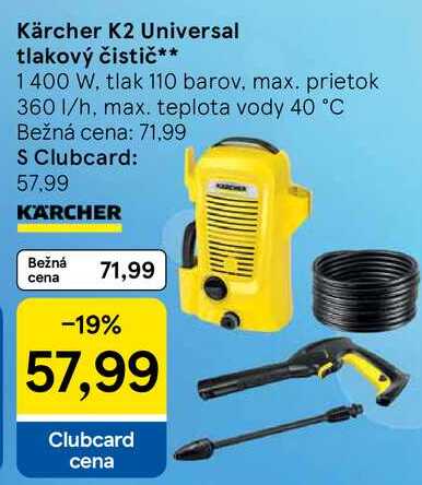 Kärcher K2 Universal tlakový čistič